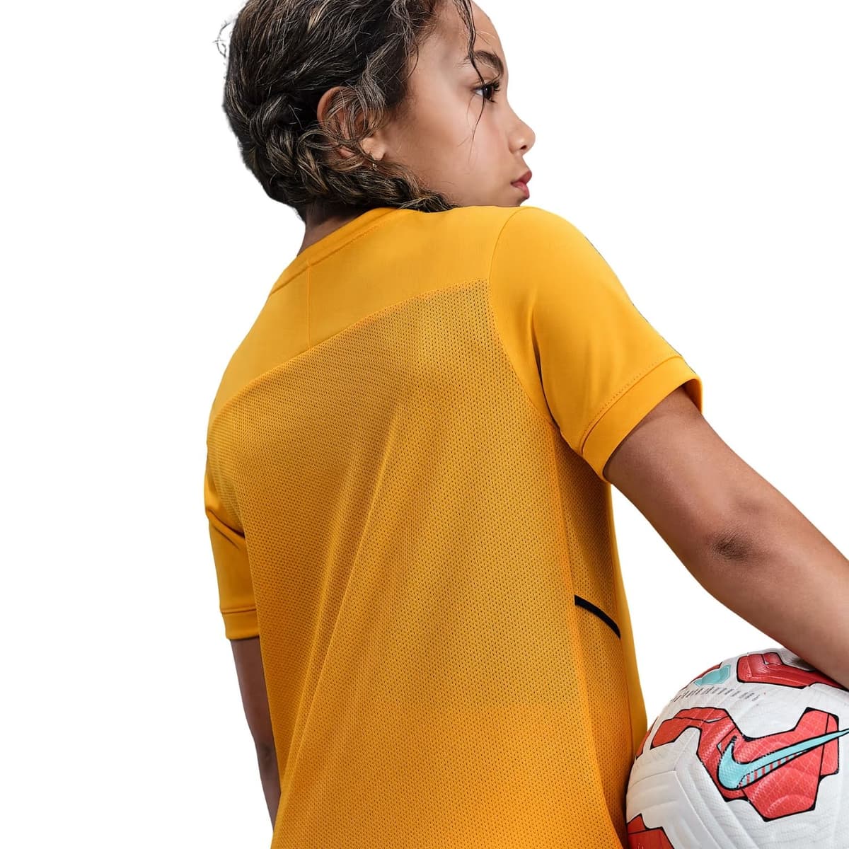 Nike Erling Haaland Academy Voetbalshirt Junior Goud 128 thumbnail 3