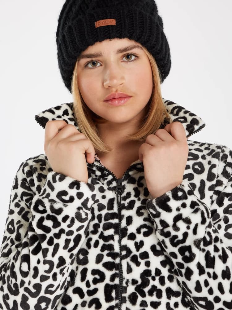 Protest Xelly Jr Full Zip Top Fleece Vest Meisjes Wit 176 thumbnail 3