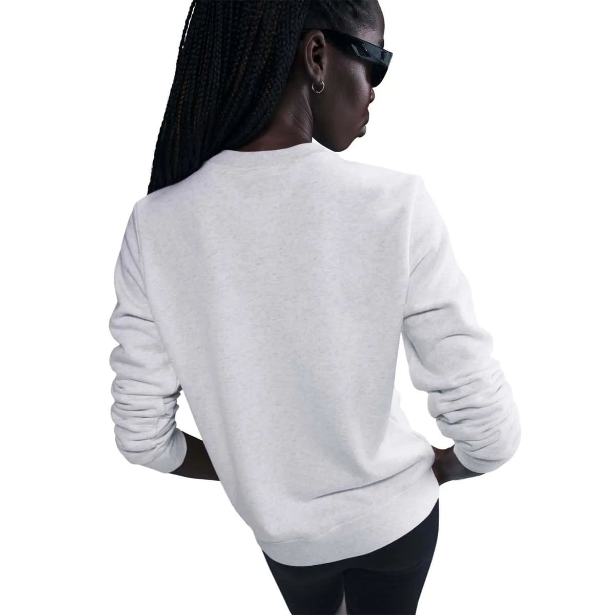 Nike Sportswear Club Fleece Sportsweater Dames Midden Grijs M/38. thumbnail 3