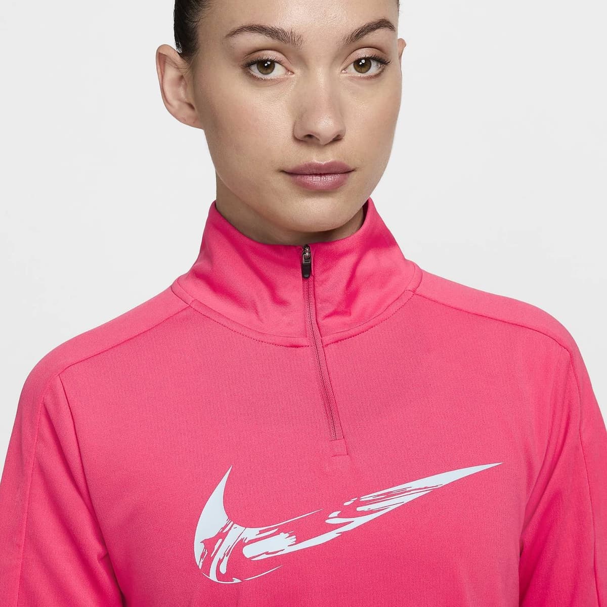 Nike Swoosh Sportsweater Dames Pink M/38. thumbnail 4