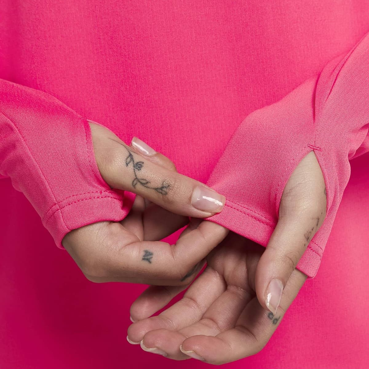 Nike Swoosh Sportsweater Dames Pink M/38. thumbnail 3