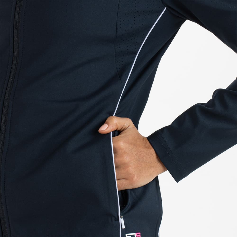 Sjeng Sports Annelyn Sportvest Dames Donkerblauw M/38 thumbnail 3