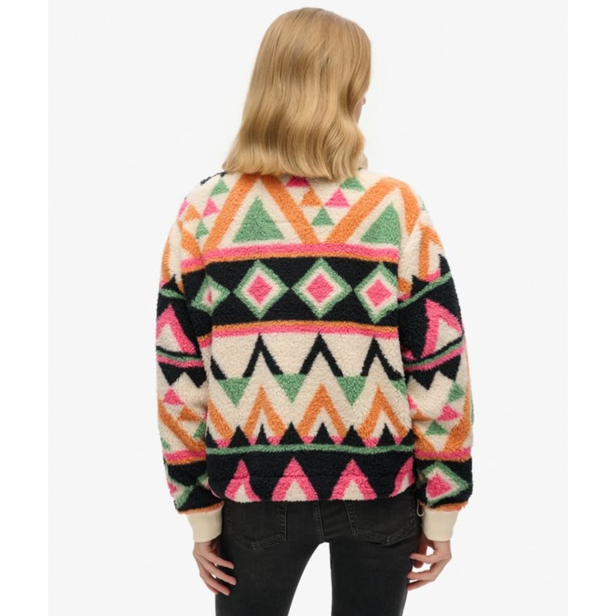 Superdry Super Soft Printed Casaul Sweater Dames Beige Xl/42 thumbnail 4