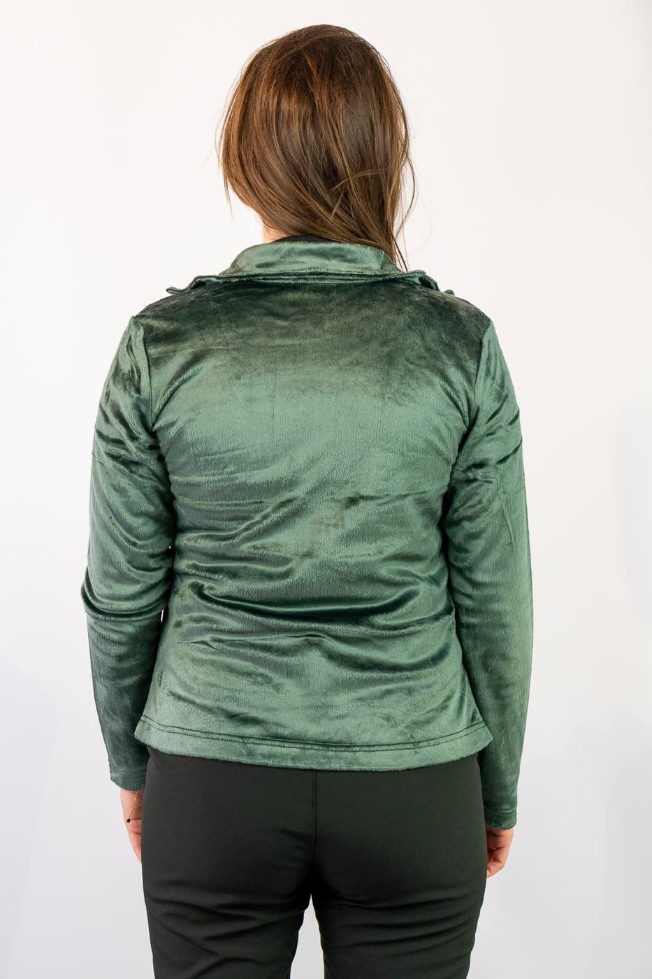 Luhta Ounastunturi Casual Vest Dames Donkergroen M/38 thumbnail 4