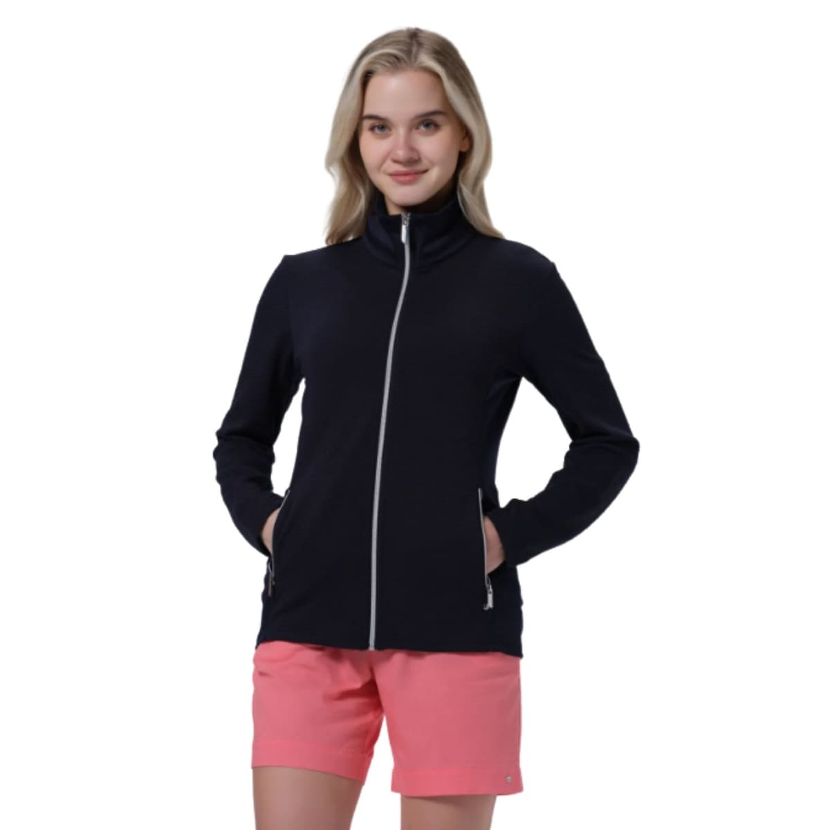 Luhta Ilvesoja Casual Vest Dames Donkerblauw Xl/42