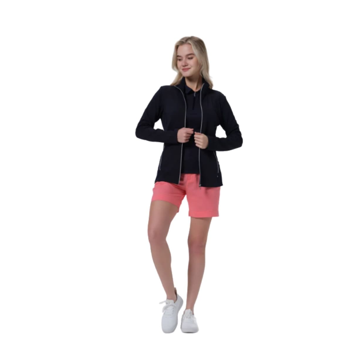 Luhta Ilvesoja Casual Vest Dames Donkerblauw Xl/42 thumbnail 3