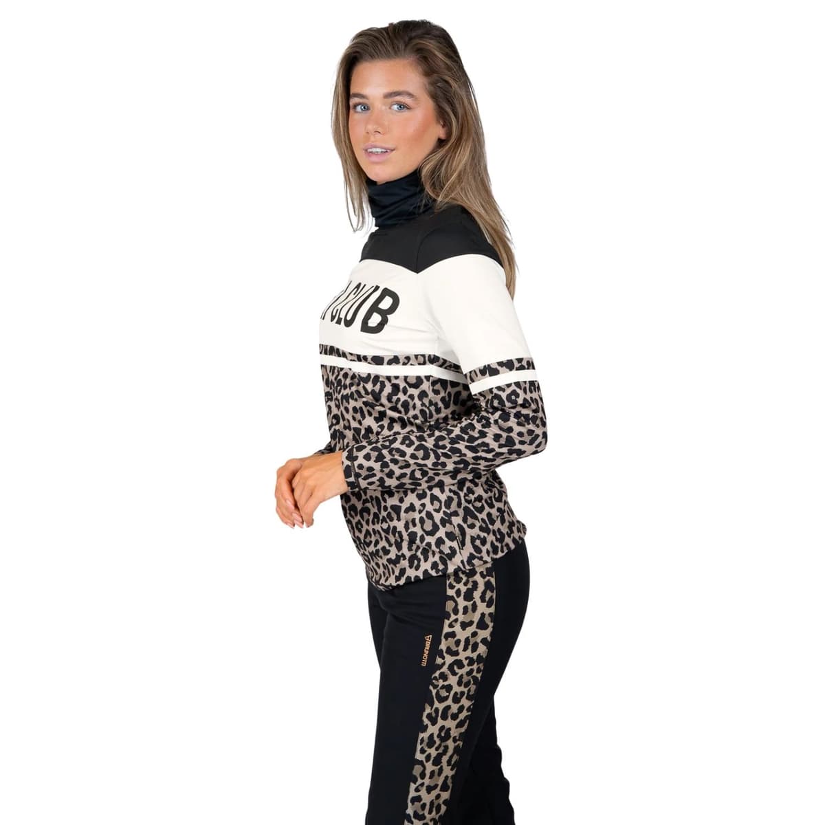 Brunotti Kohlka-print Ski Sweater Dames Zwart Dessin M/38 thumbnail 3