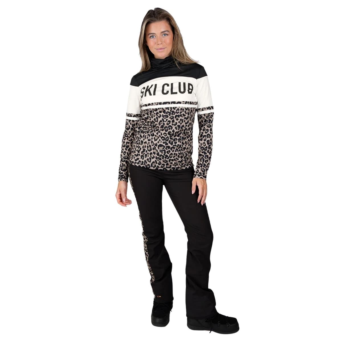 Brunotti Kohlka-print Ski Sweater Dames Zwart Dessin M/38 thumbnail 2