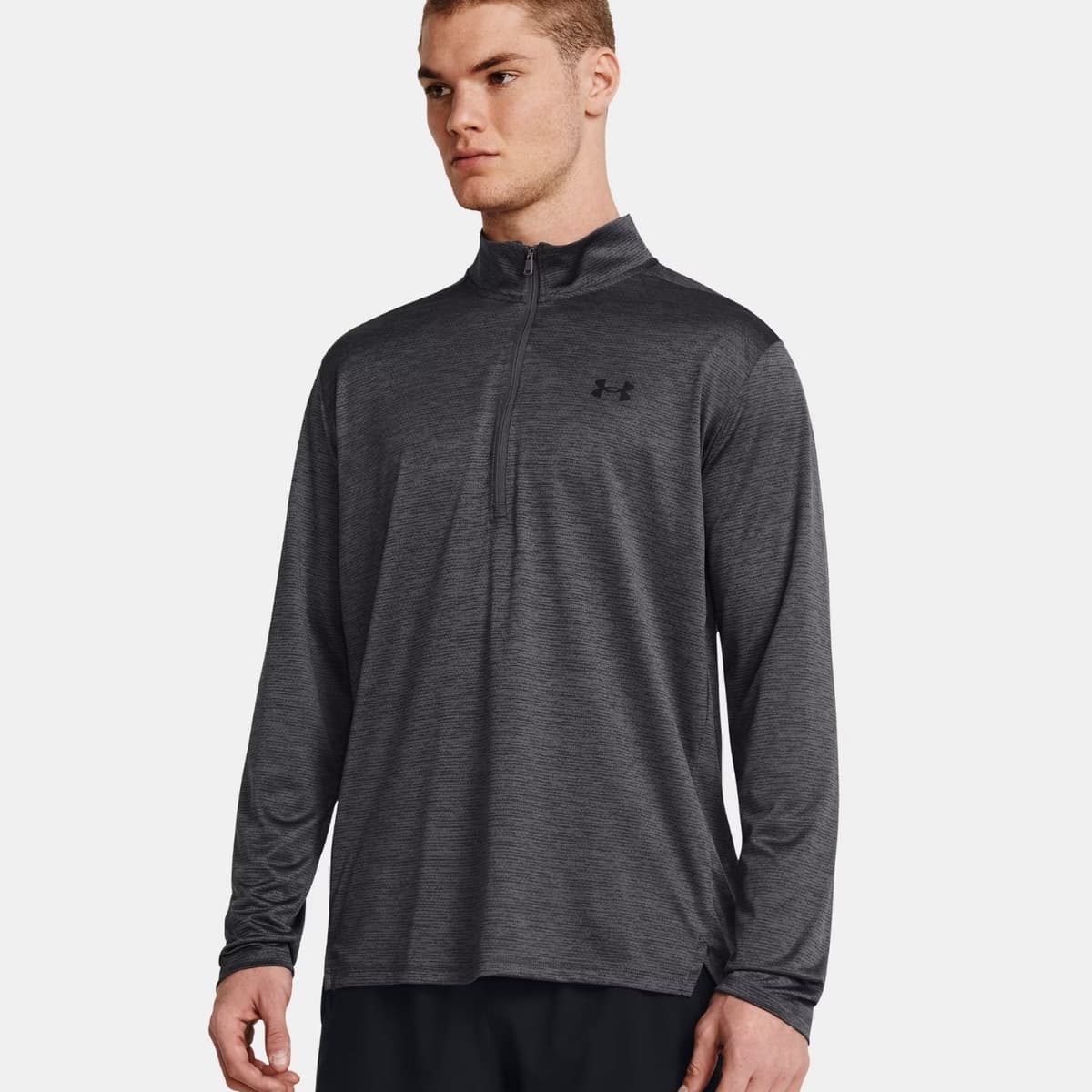 Under Armour Tech Vent 1/2 Zip Sportsweater Heren Grijs Xl thumbnail 4