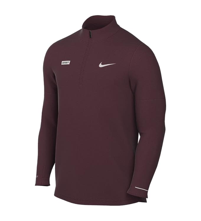 Nike Dri-fit Element 1/2 Sportsweater Heren Bordeaux Xl