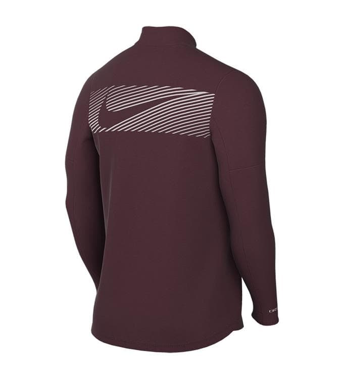 Nike Dri-fit Element 1/2 Sportsweater Heren Bordeaux Xl thumbnail 2