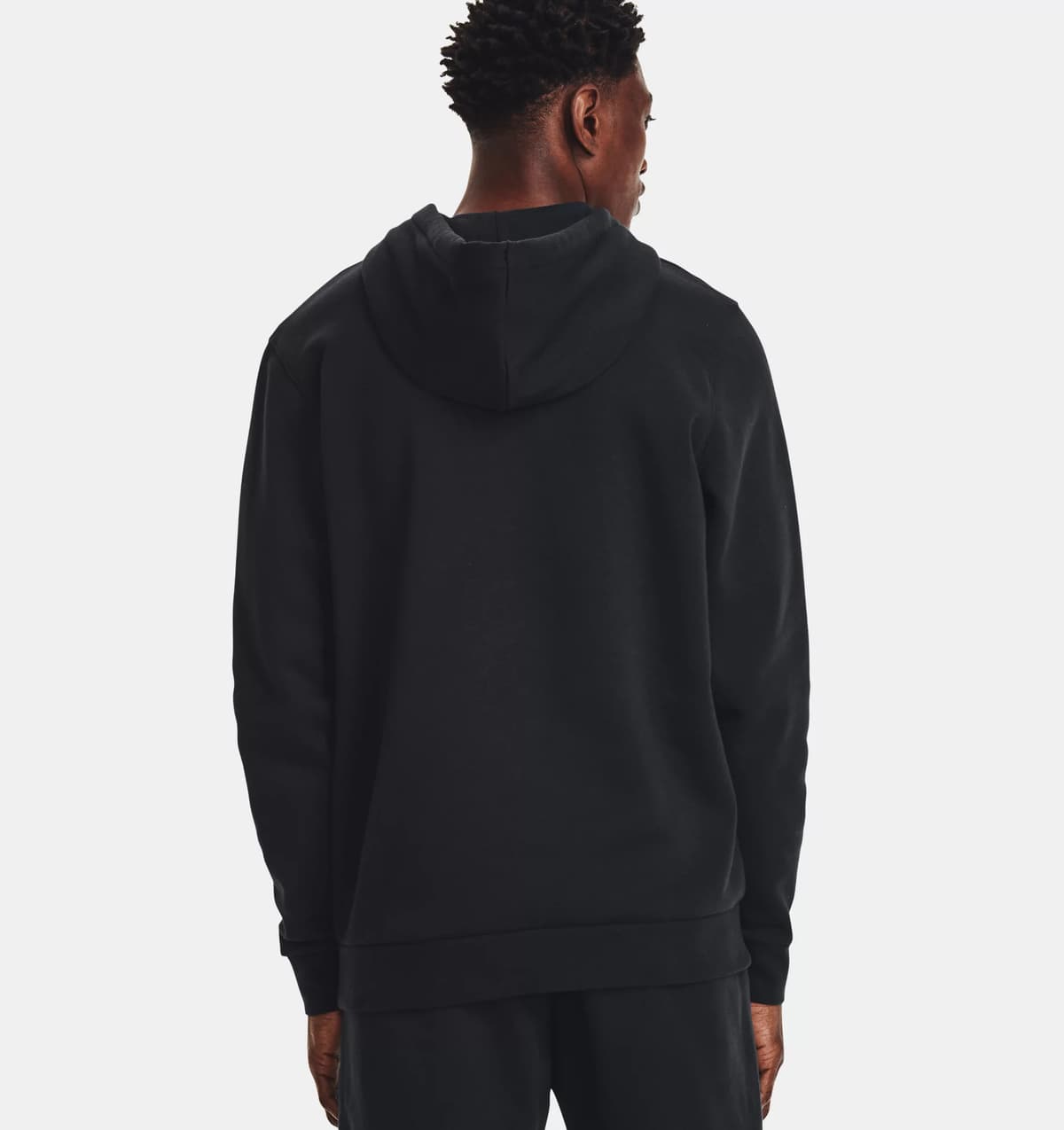 Under Armour Icon Fleece Sportsweater Heren Zwart M thumbnail 3