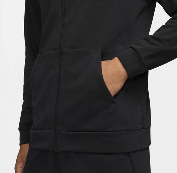 Nike Dri-fit Full-zip Sportvest Heren Zwart M thumbnail 3