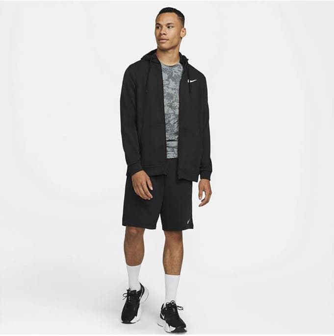 Nike Dri-fit Full-zip Sportvest Heren Zwart M thumbnail 2