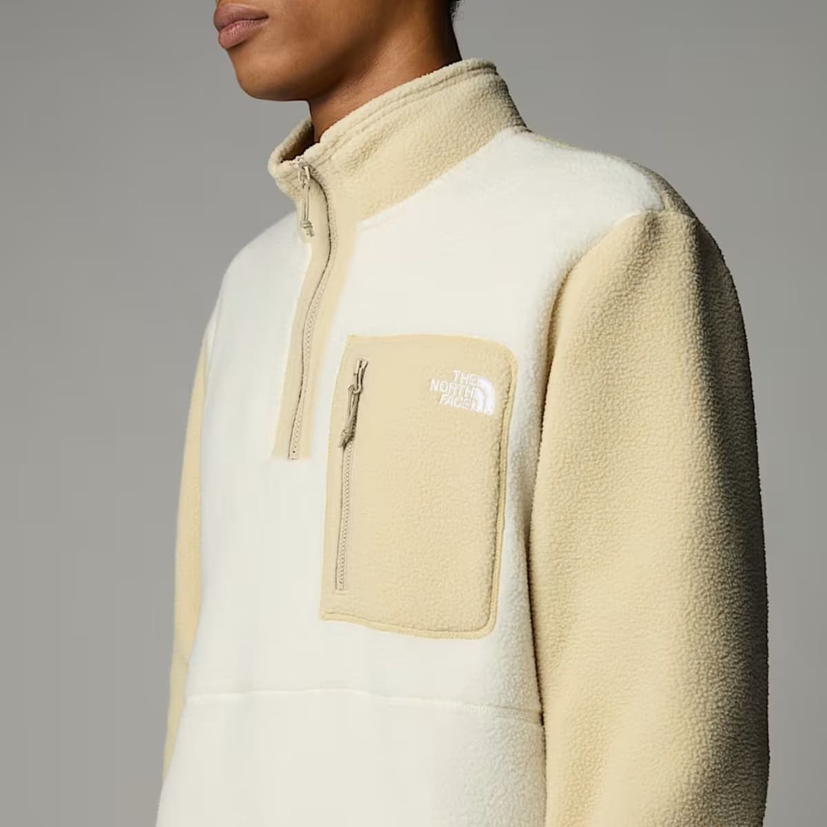 The North Face Yumiori¼ Zip Casual Sweater Heren Wit S thumbnail 3