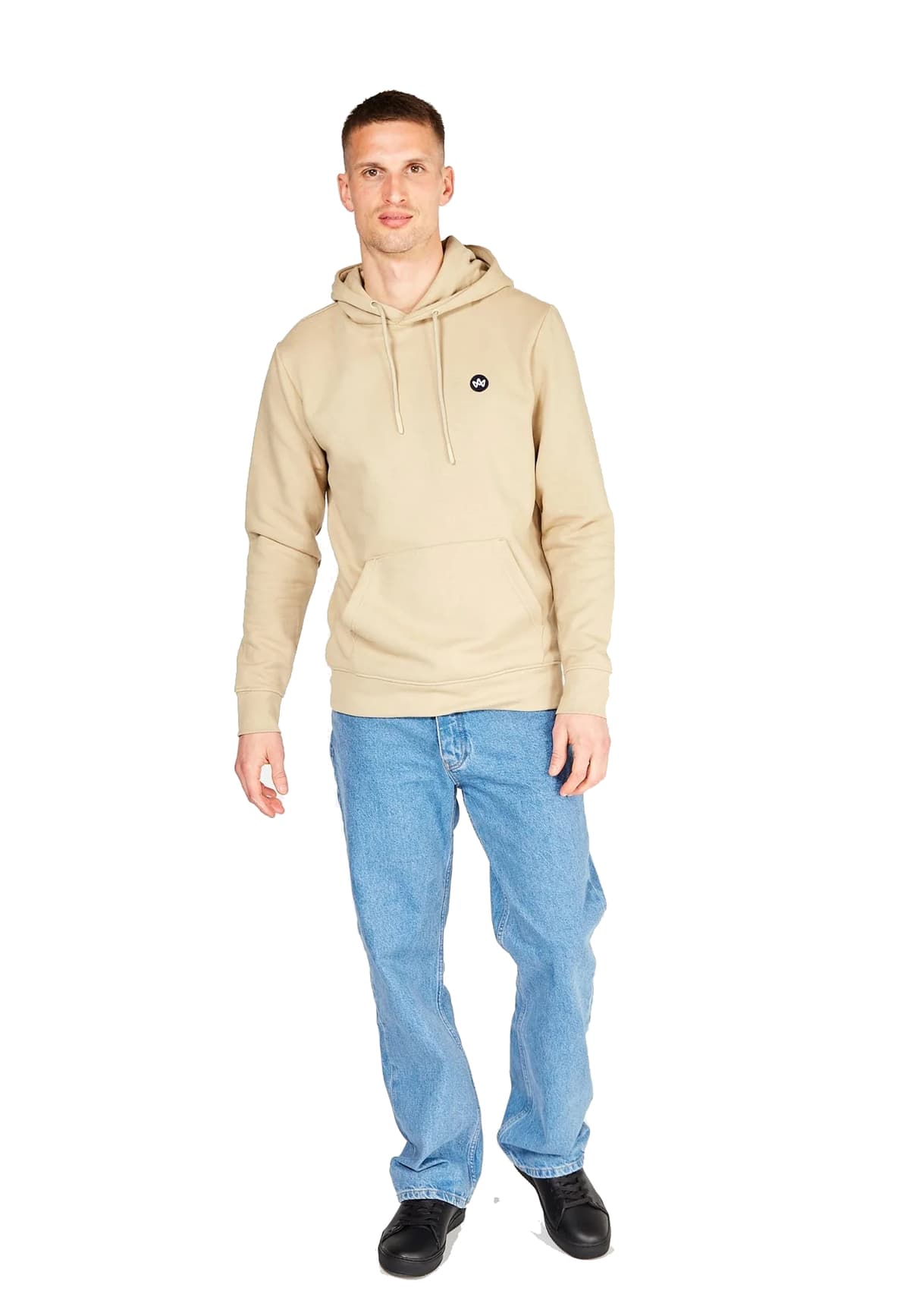 Kronstadt Lars Organic Casual Sweater Heren Zand 2xl thumbnail 4