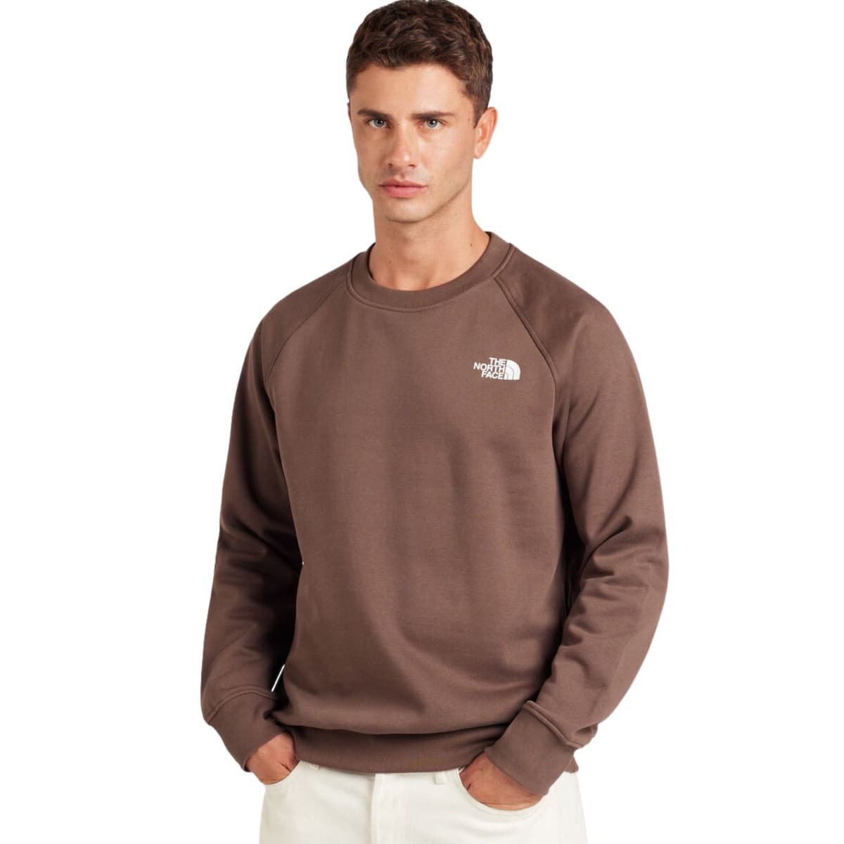 The North Face Raglan Nse Crew Casual Sweater Heren Bruin M thumbnail 5