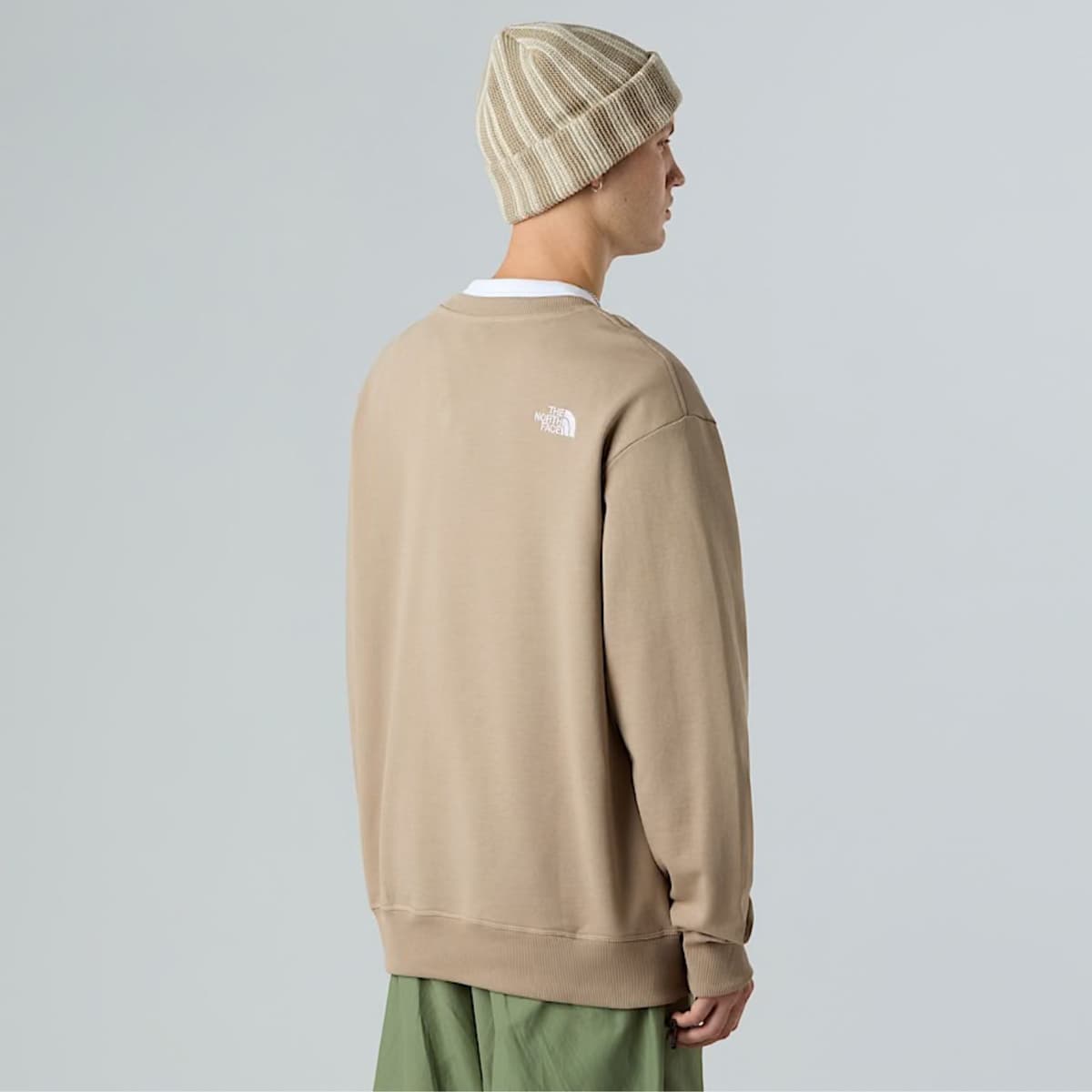 The North Face Essential Lite Crew Casual Sweater Heren Bruin S thumbnail 2