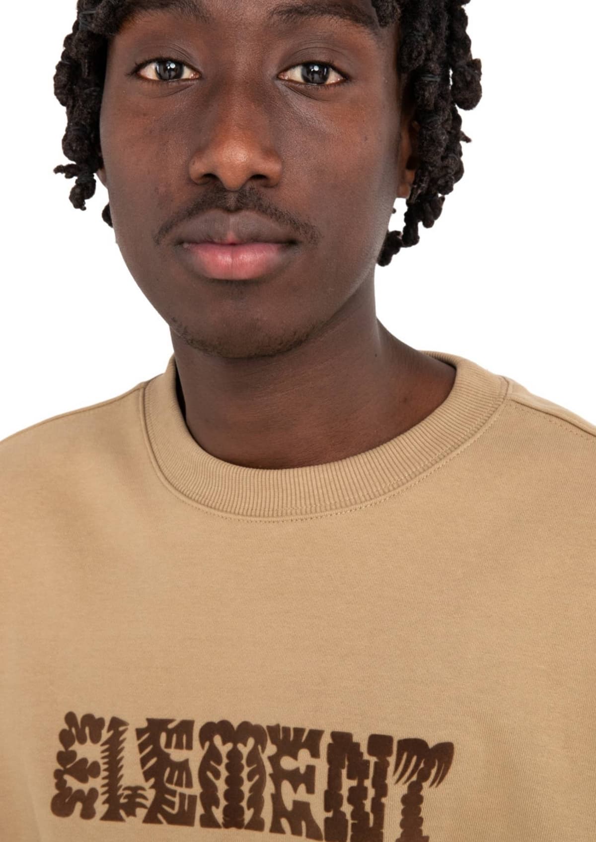 Element Cornell Cipher Casual Sweater Heren Khaki L thumbnail 2