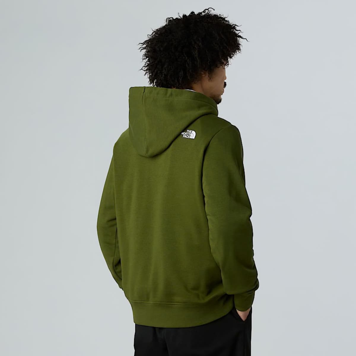 The North Face Raglan Box Nse Casual Sweater Heren Groen M thumbnail 3