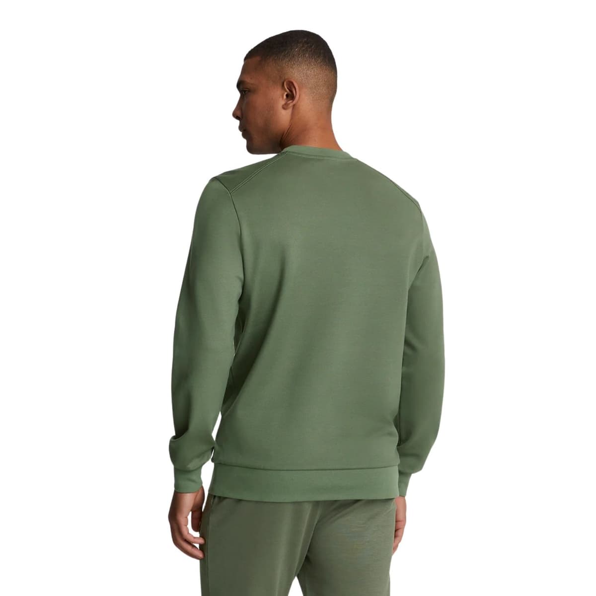 Lyle And Scott Crew Neck Fly Fleece Casual Sweater Heren Groen Xl thumbnail 4