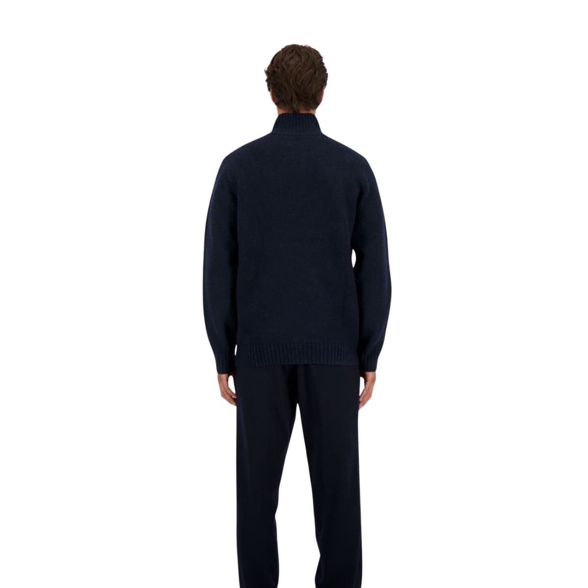 Airforce Kai Quarter Zip Casual Sweater Heren Donkerblauw S thumbnail 3