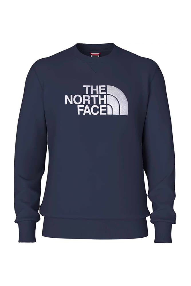 The North Face Drew Peak Crew Casual Sweater Heren Donkerblauw Xs