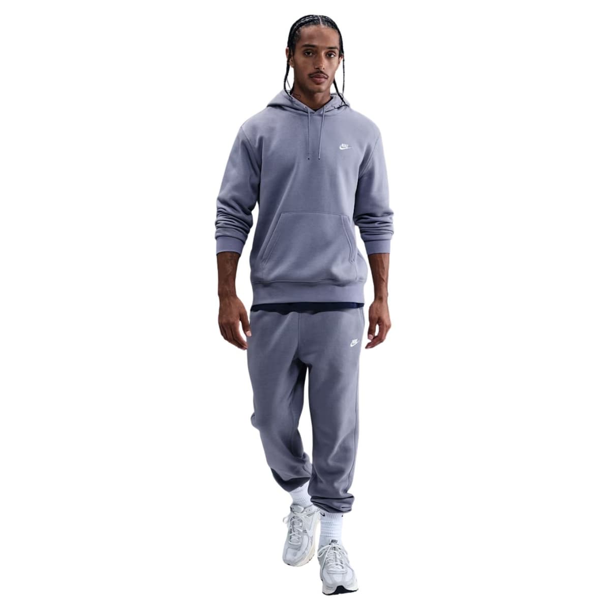 Nike Club Gfx Pullover Casual Sweater Heren Lila Xl