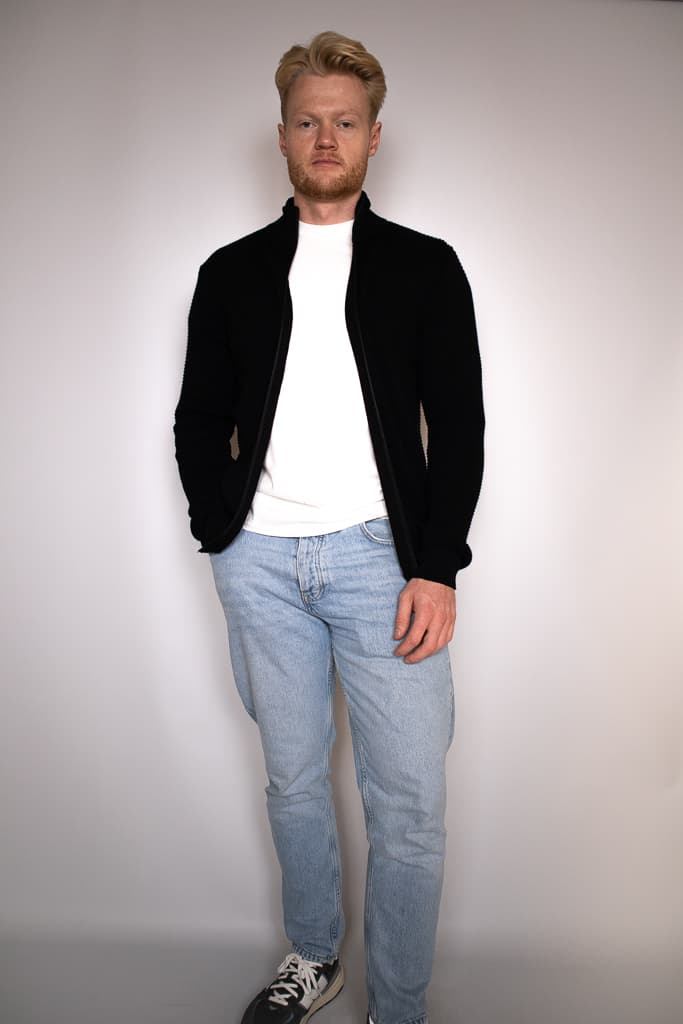 Kronstadt Abel Zip Casual Sweater Heren Zwart 3xl thumbnail 4