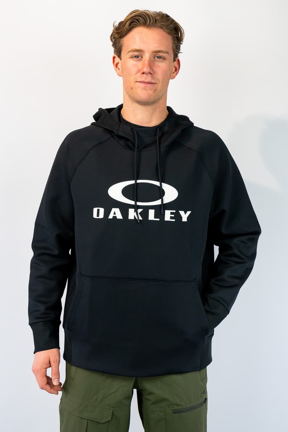Oakley Sierra Dwr Fleece Casual Sweater Heren Zwart L