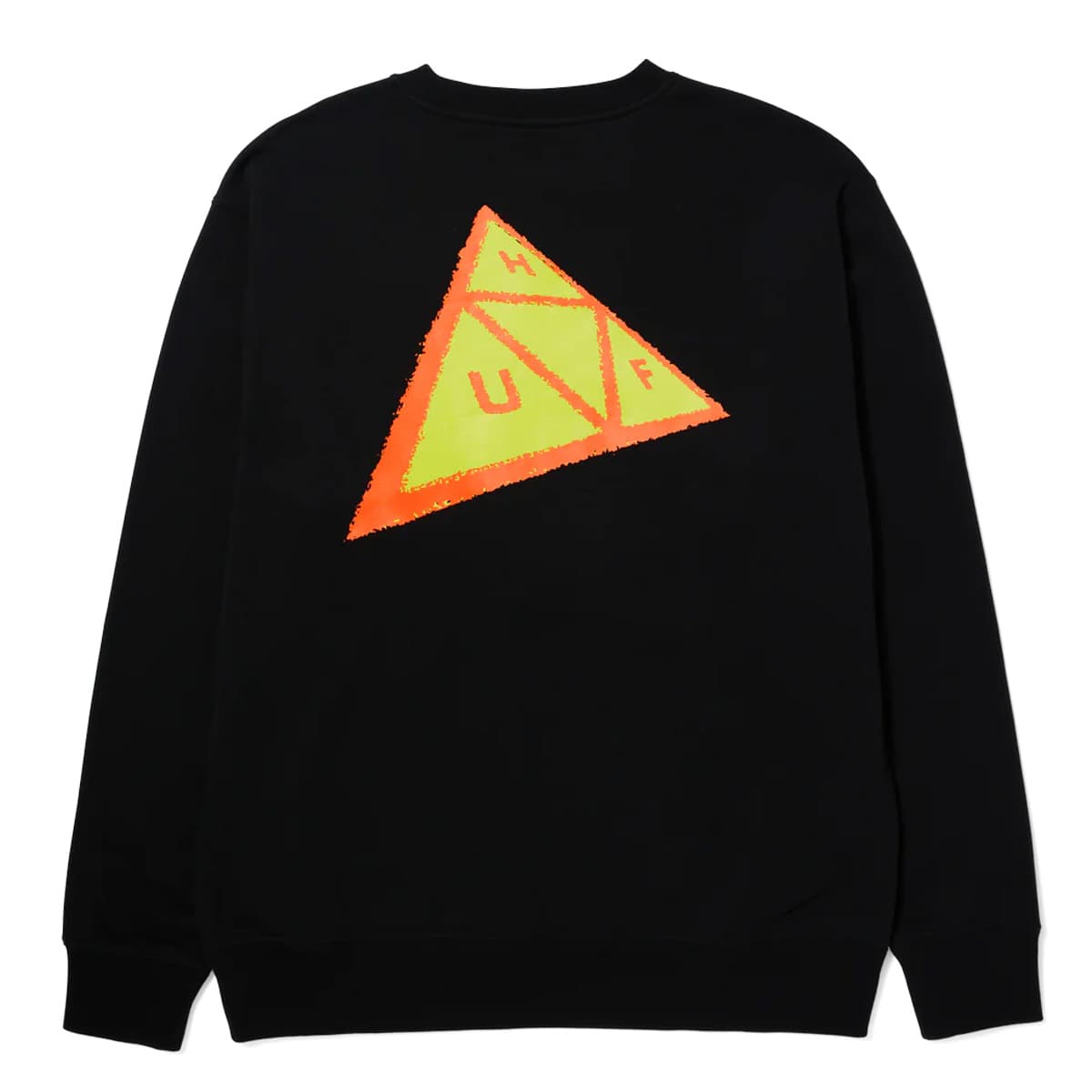 Huf Skewed Tt Crewneck Casual Sweater Heren Zwart M thumbnail 3
