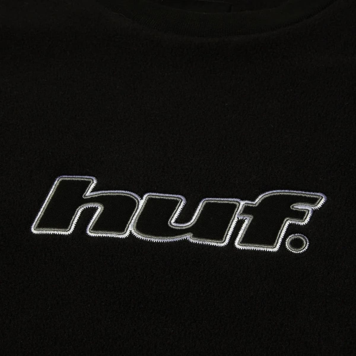Huf H Dot Polar Fleece Casual Sweater Heren Zwart S thumbnail 3