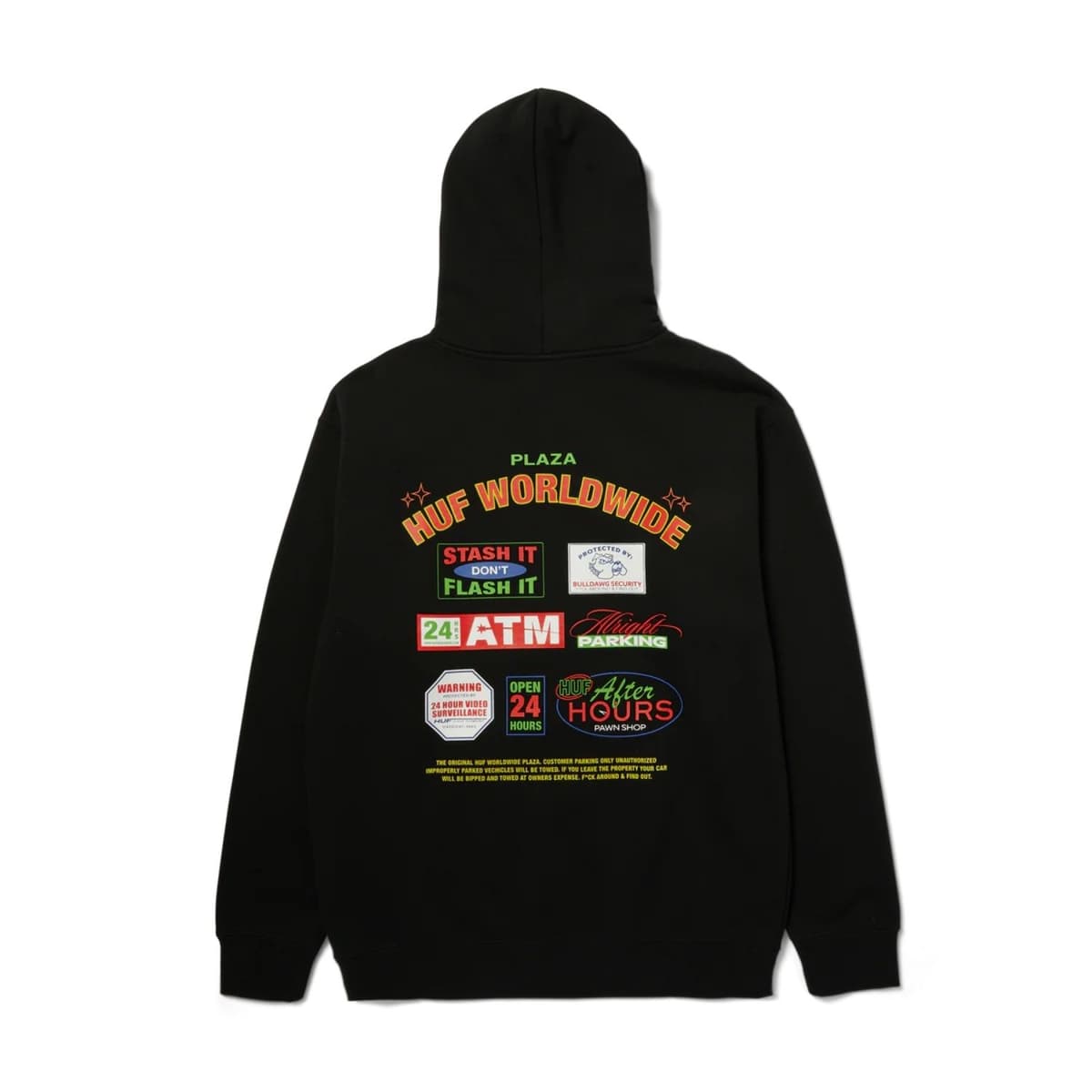 Huf Promo P/o Casual Sweater Heren Zwart S thumbnail 3