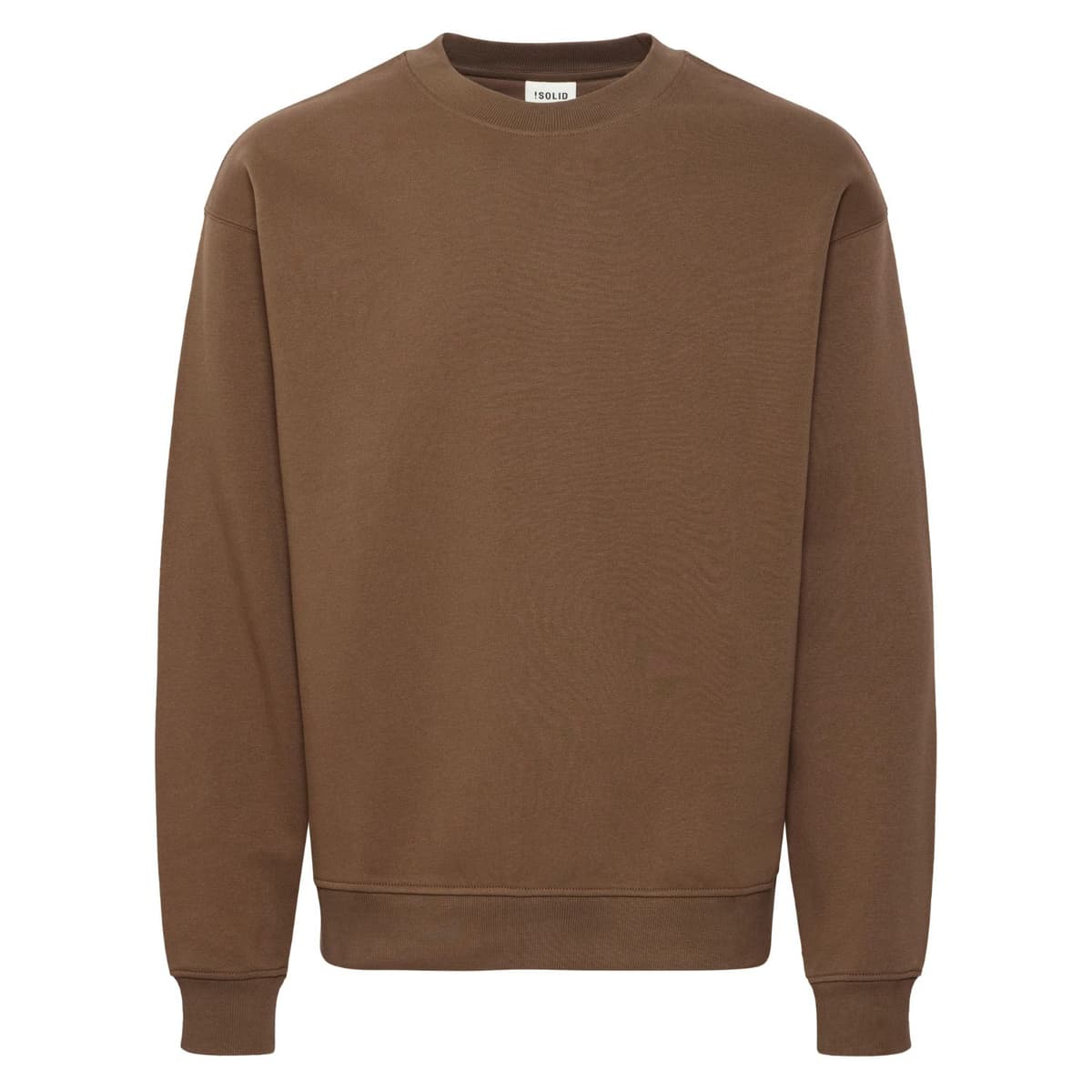 Solid Sdlenz Crew Sw Casual Sweater Heren Zwart Xl