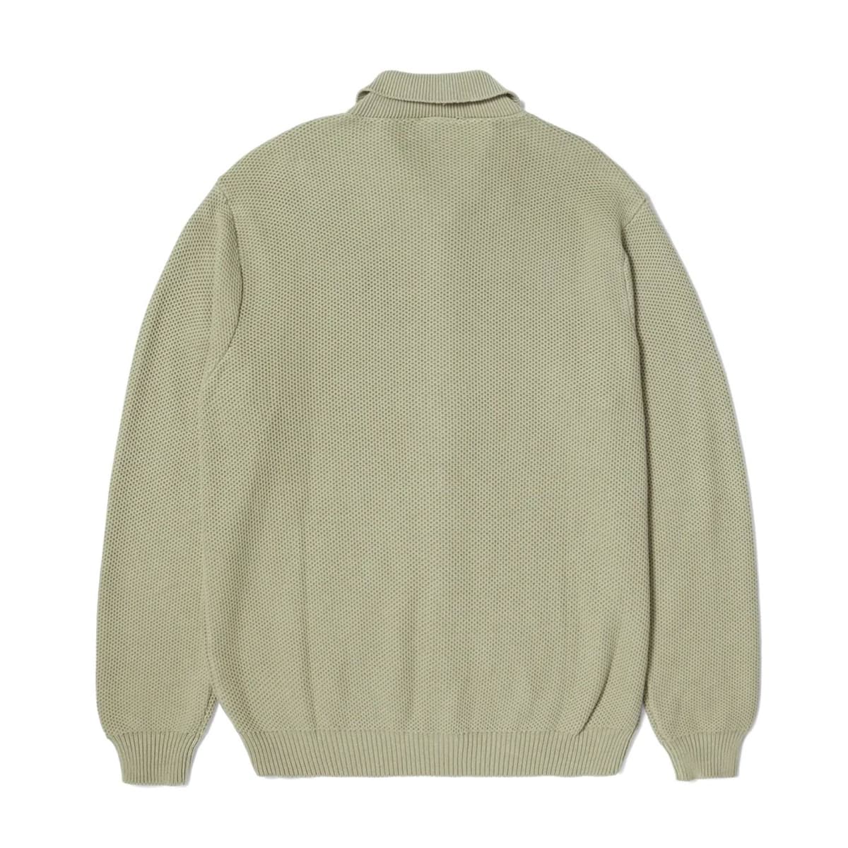 Huf Anton Zip Overdyed Casual Vest Heren Groen M thumbnail 5