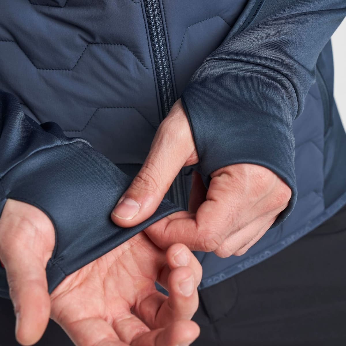 Tenson Txlite Hybrid Zip Casual Vest Heren Donkerblauw 2xl thumbnail 3