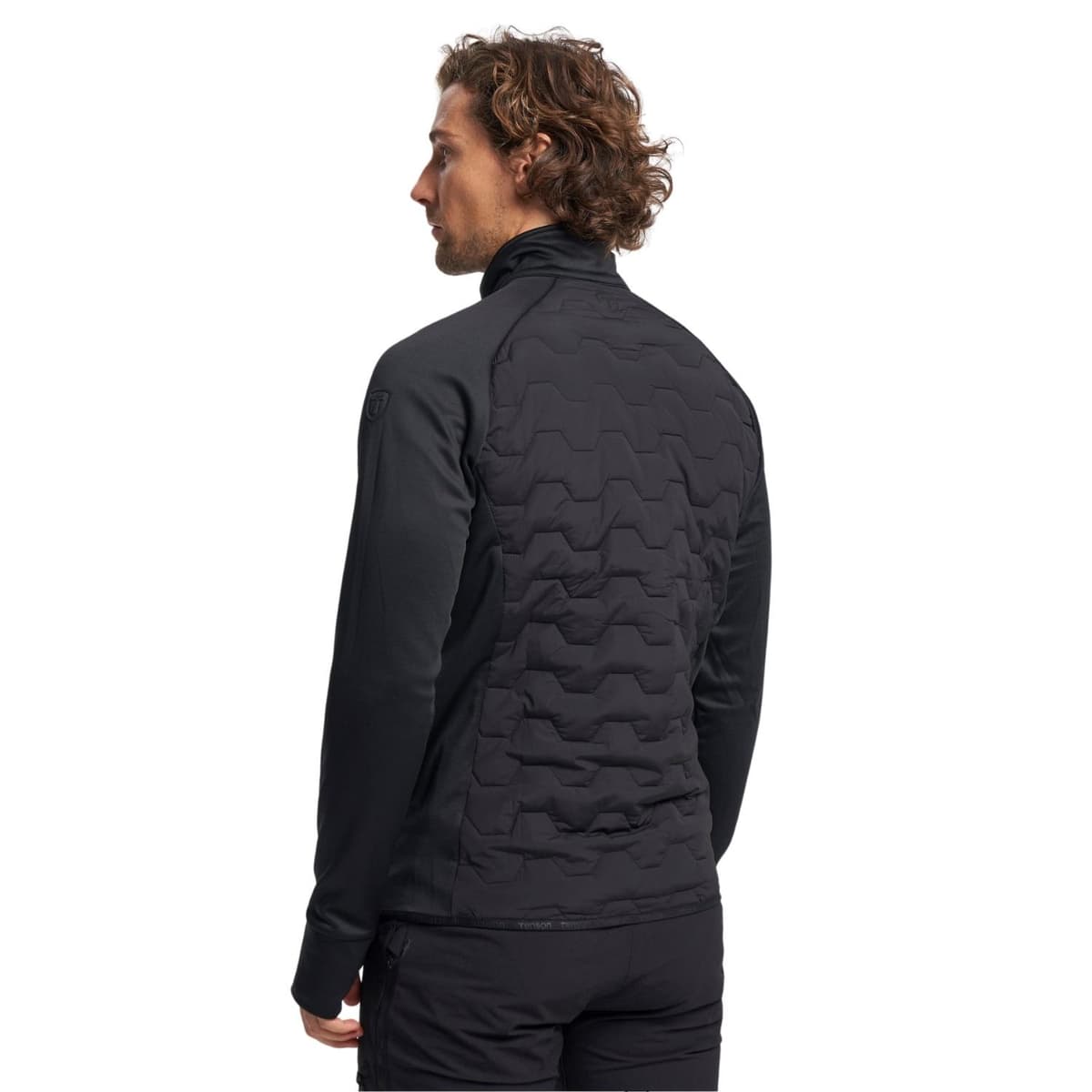 Tenson Txlite Hybrid Zip Casual Vest Heren Zwart 2xl thumbnail 4