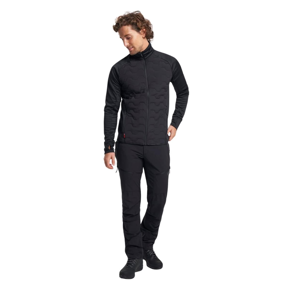 Tenson Txlite Hybrid Zip Casual Vest Heren Zwart 2xl thumbnail 3