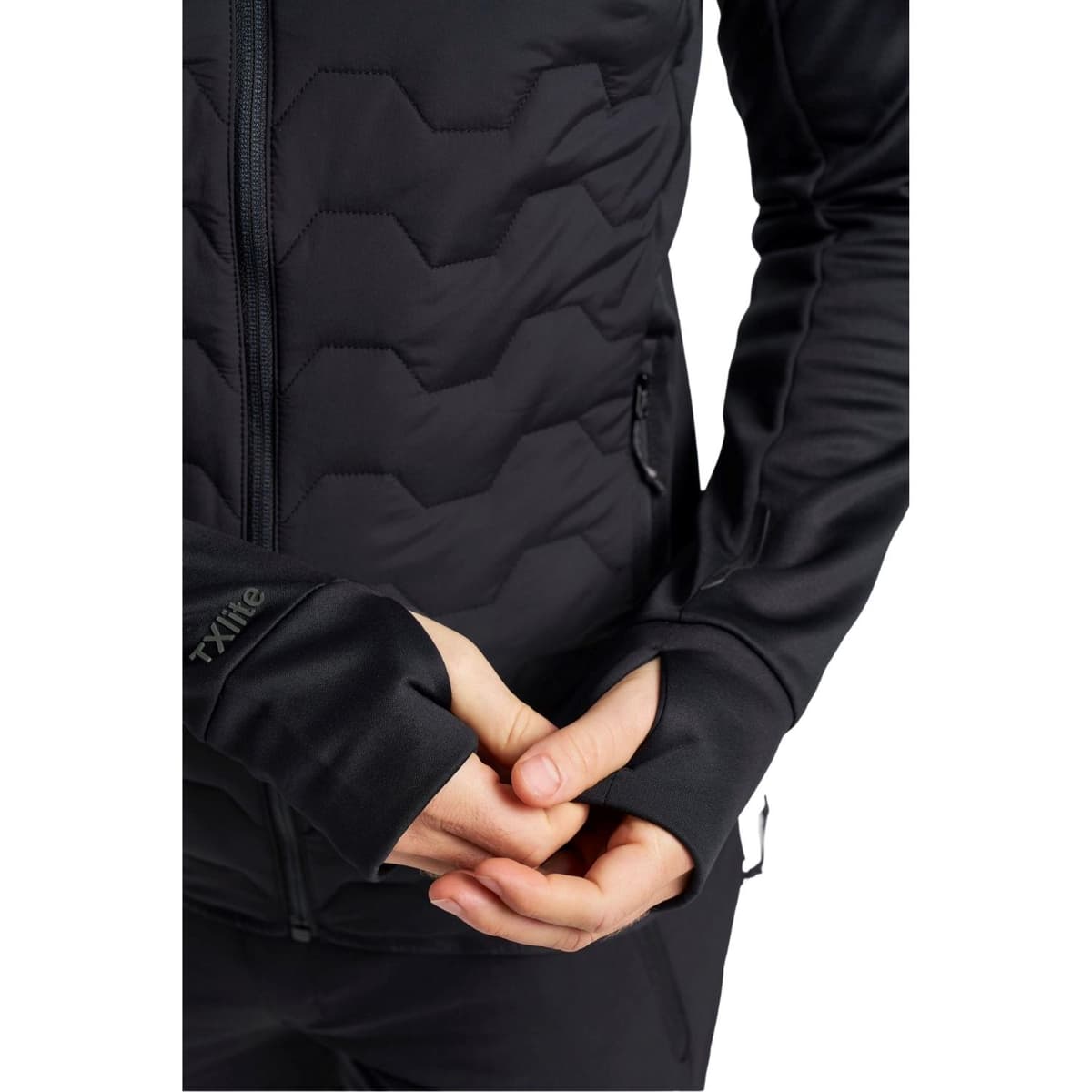 Tenson Txlite Hybrid Zip Casual Vest Heren Zwart 2xl thumbnail 2