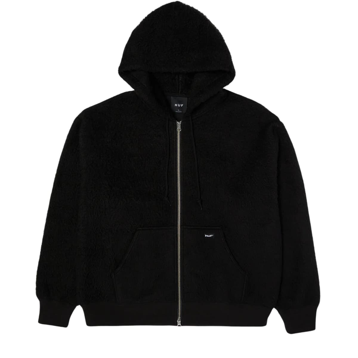 Huf Corso Heavyweight F/z Casual Vest Heren Zwart M