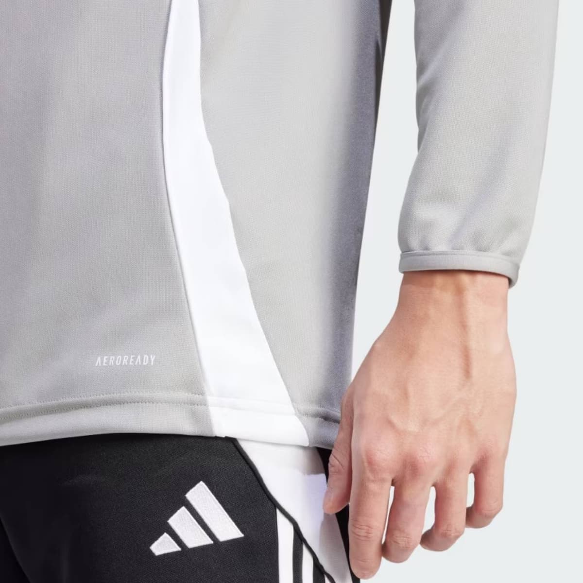 Adidas Tiro 24 Voetbal Sweater Sr Grijs Xl thumbnail 2