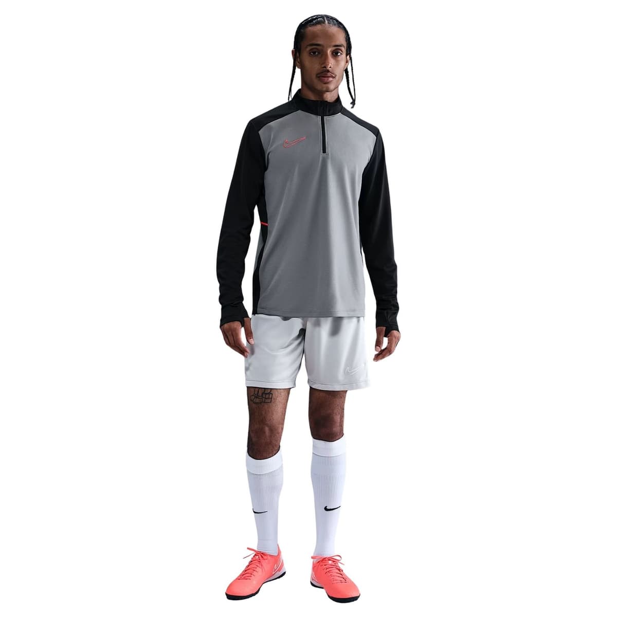 Nike Academy 25 Voetbal Sweater Sr Grijs L