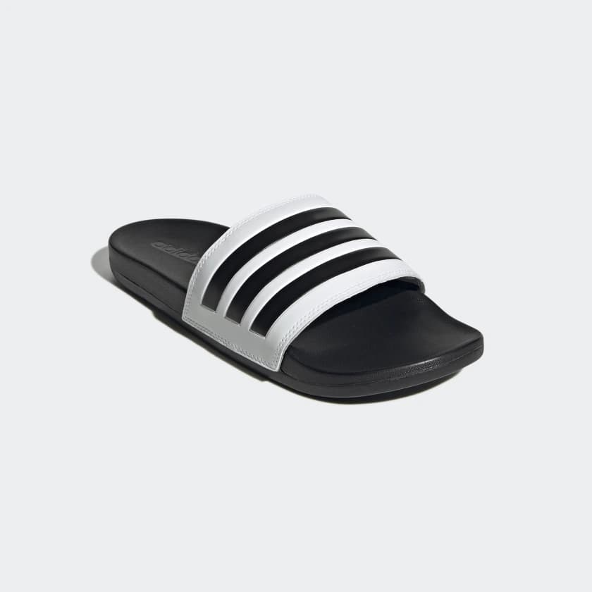 Adidas Adilette Comfort Badslippers Jr+sr Wit Dessin 48.5 thumbnail 3