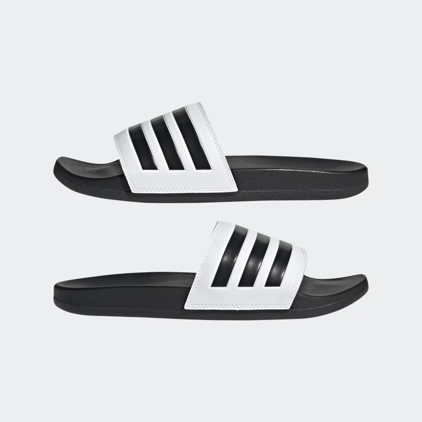 Adidas Adilette Comfort Badslippers Jr+sr Wit Dessin 48.5 thumbnail 2