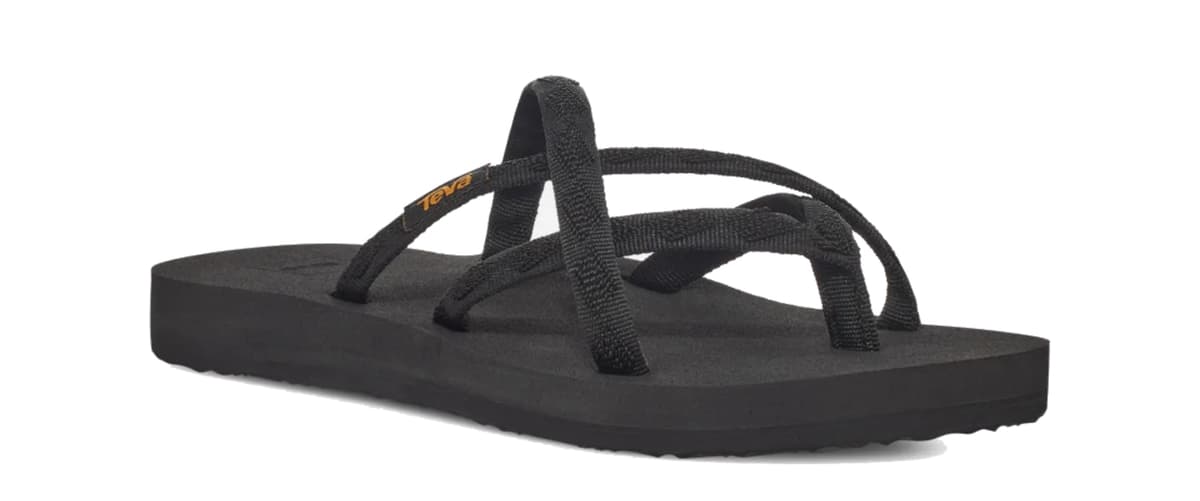 Teva Olowahu Slippers Dames Zwart 38 thumbnail 5