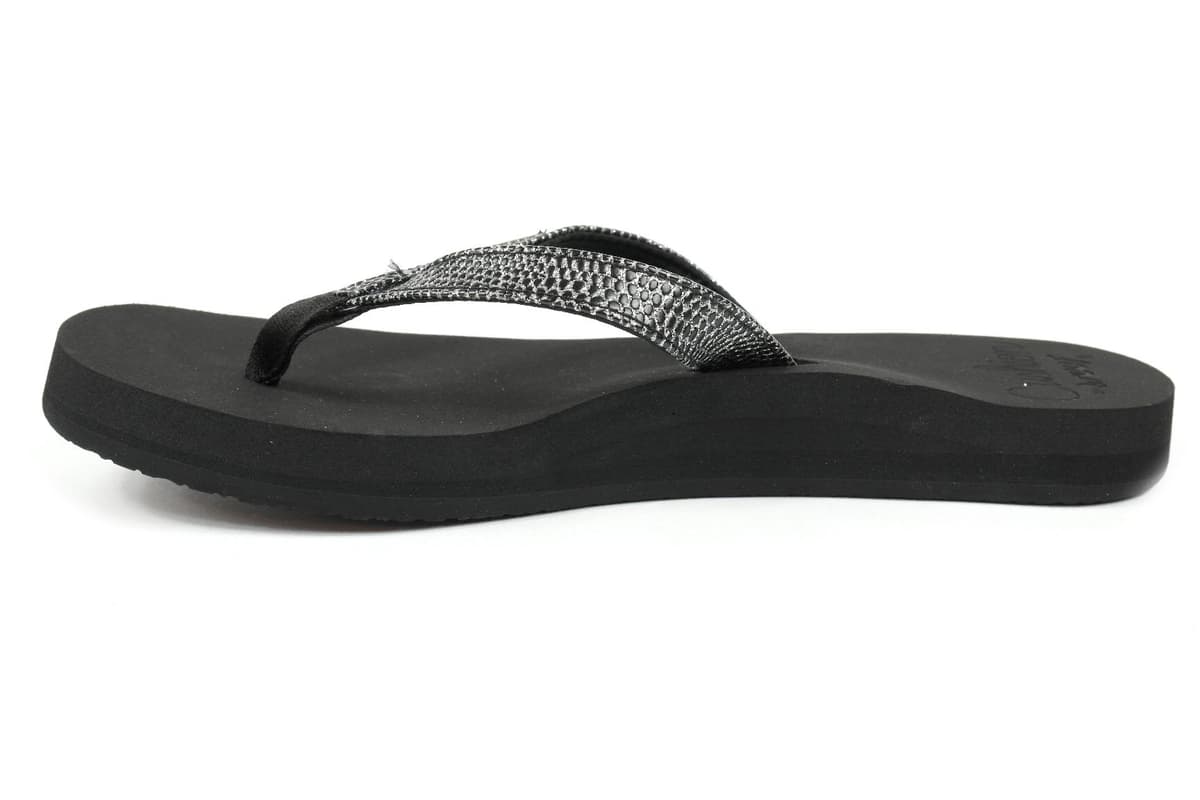 Reef Star Cushion Sassy Slippers Dames Zwart Dessin 36 thumbnail 4