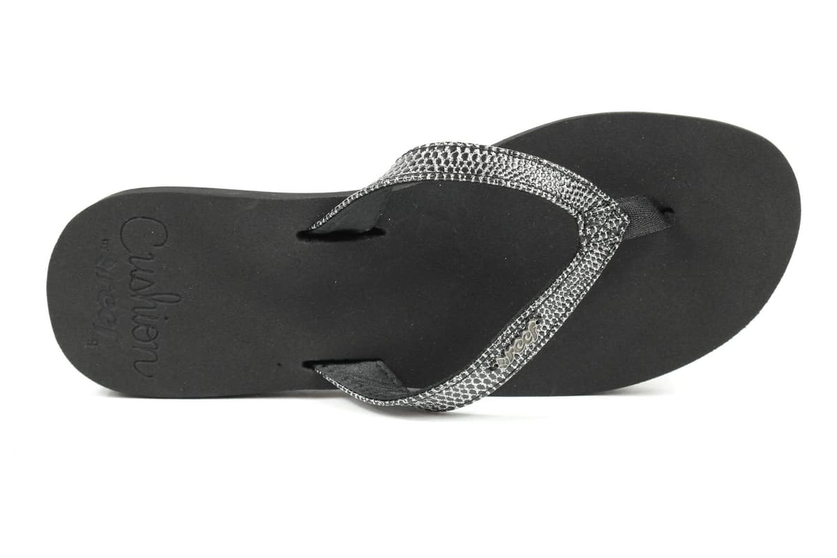 Reef Star Cushion Sassy Slippers Dames Zwart Dessin 36 thumbnail 2