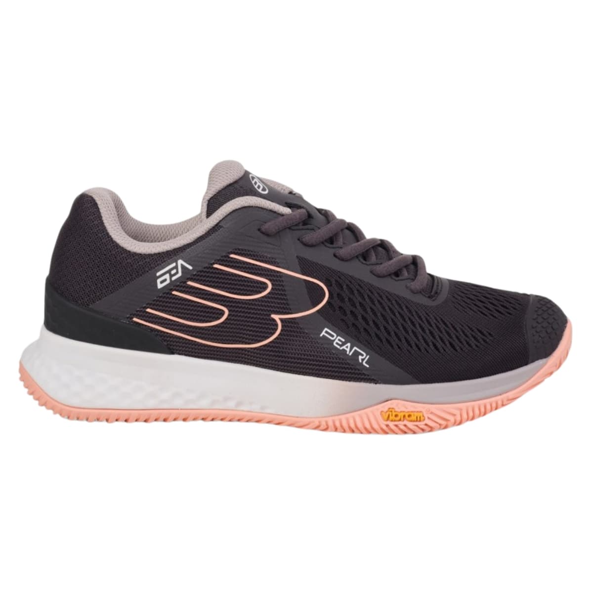Bullpadel Pearl Vibram 25i Padelschoenen Dames Zwart 39.5