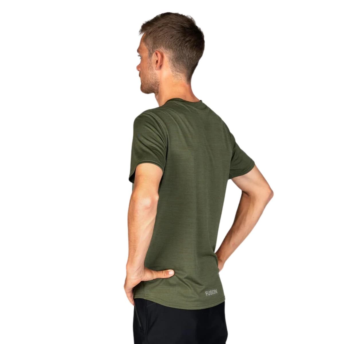 Fusion C3 Hardloop Shirt Heren Groen L thumbnail 3