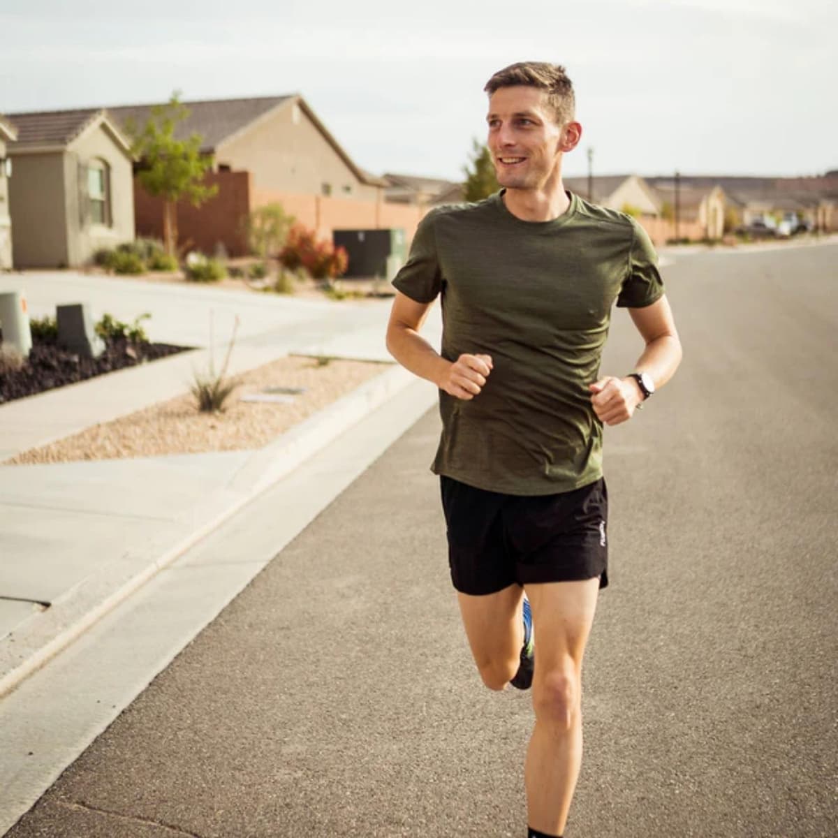 Fusion C3 Hardloop Shirt Heren Groen L thumbnail 2